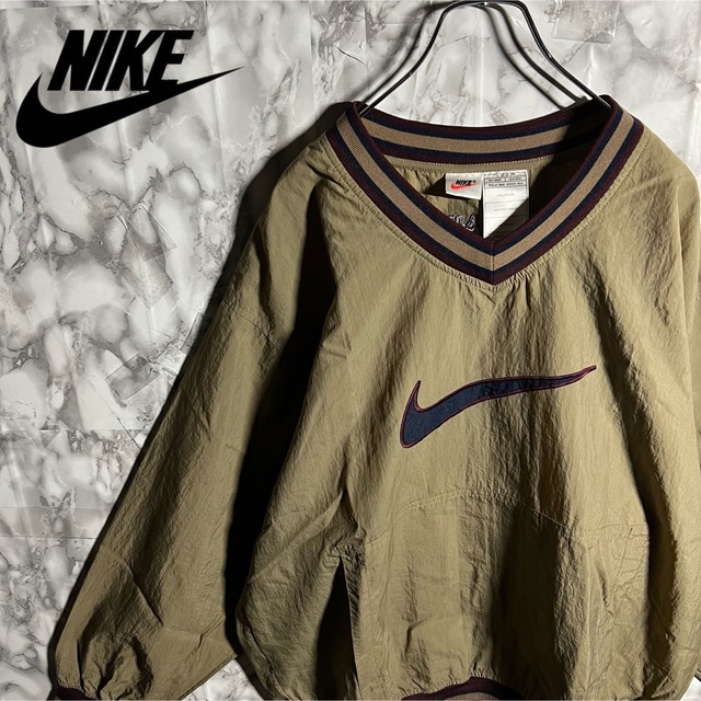 90's vintage】ナイキ ナイロンジャケット プルオーバー 最新の