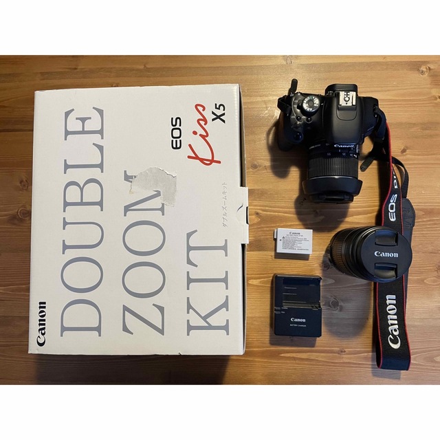 Canon eos kissx5 カメラ 一眼レフ レンズキット-