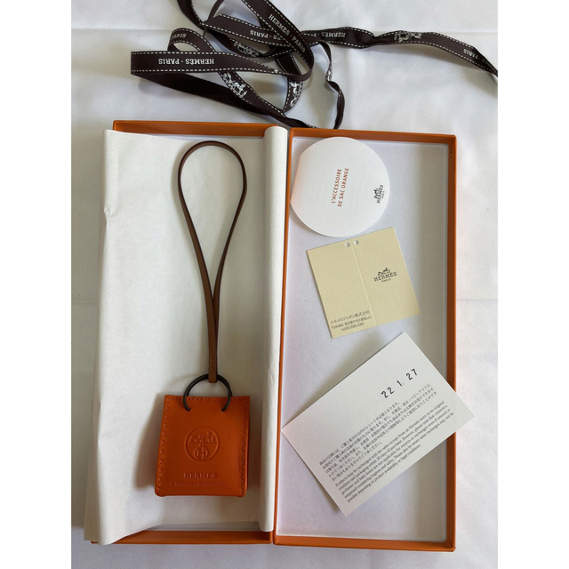 Hermes(エルメス)の【エルメス】HERMES バックチャーム　Orange Bag charm レディースのアクセサリー(チャーム)の商品写真