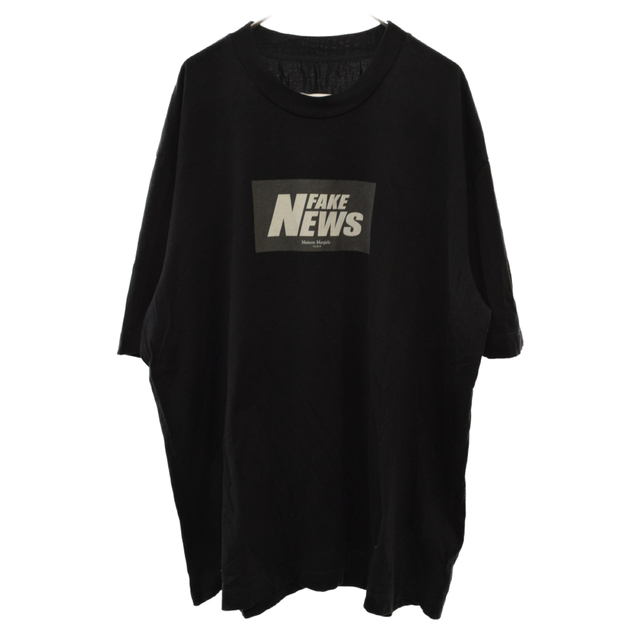 Maison Margiela メゾンマルジェラ 20SS Fake NewsプリントTシャツ S30GC0705 ブラック | フリマアプリ ラクマ