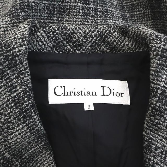 Christian Dior(クリスチャンディオール)のクリスチャンディオール ヴィンテージ チェック テーラードジャケット 9 レディースのジャケット/アウター(その他)の商品写真