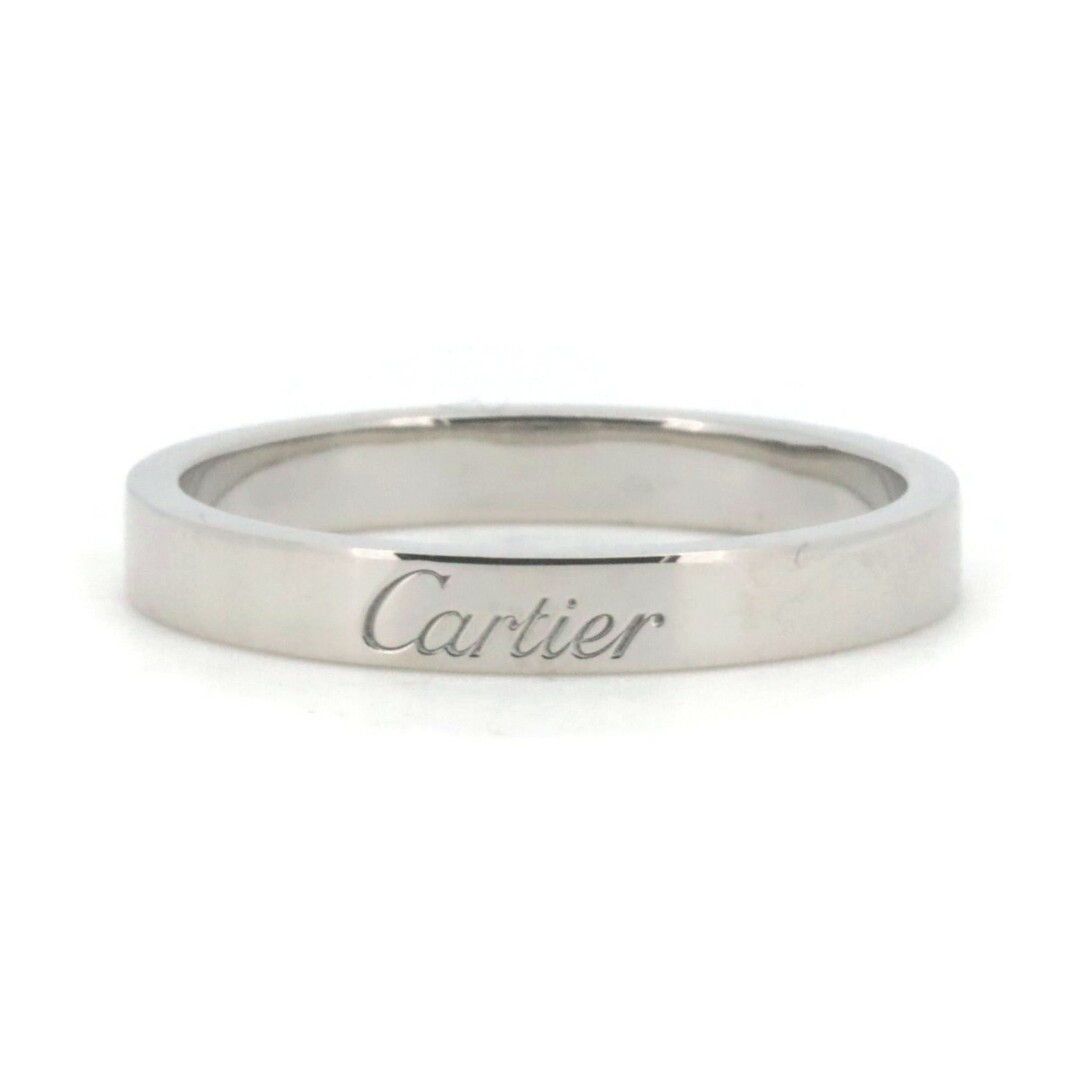 Cartier(カルティエ)のカルティエ エングレーブド リンング 16号 3mm B40540 PT950(プラチナ) レディースのアクセサリー(リング(指輪))の商品写真
