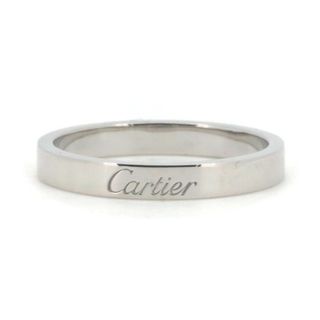 カルティエ(Cartier)のカルティエ エングレーブド リンング 16号 3mm B40540 PT950(プラチナ)(リング(指輪))