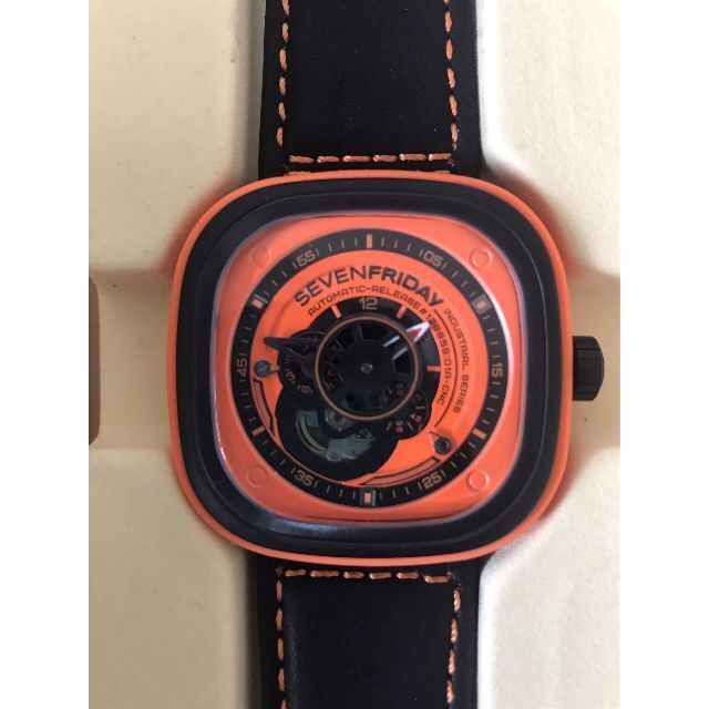 セブンフライデー SEVENFRIDAY SF-P1/03 オレンジ 自動巻き pontu.eu