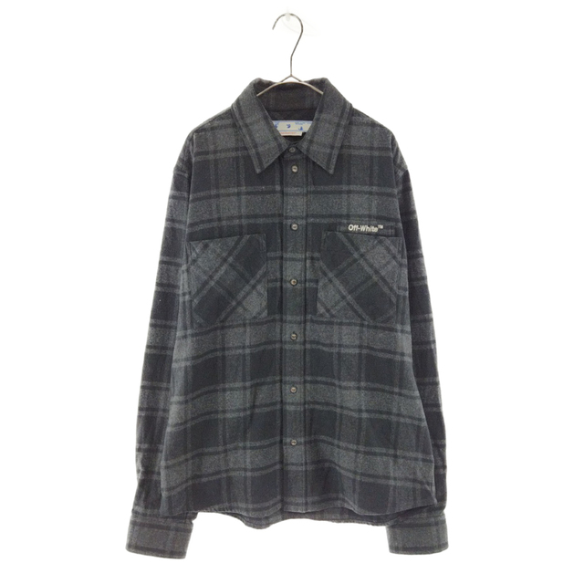 OFF-WHITE オフホワイト 22AW アローエンブロイダリーフランネル