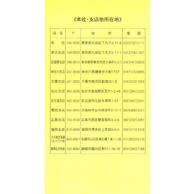 白洋舎 株主優待無料券(5枚) 有効期限2023.4.30 クリーニング無料券