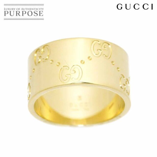 Gucci - グッチ GUCCI アイコン #10 リング K18 YG イエローゴールド 750 指輪 VLP 90157827