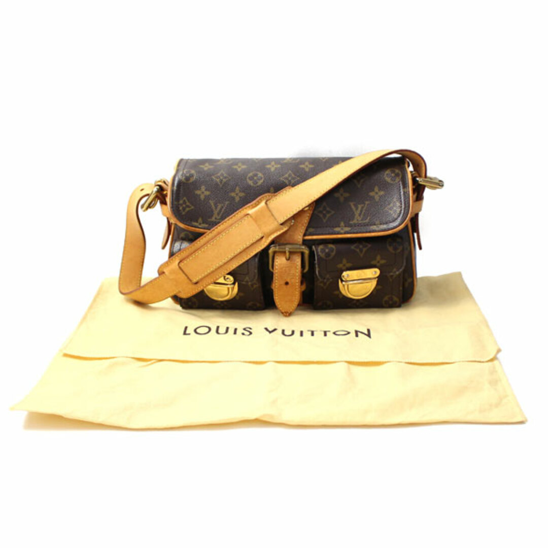 LOUIS VUITTON ルイ・ヴィトン モノグラム ハドソンPM ショルダーバッグ ブラウン M40027 DU0056 レディース