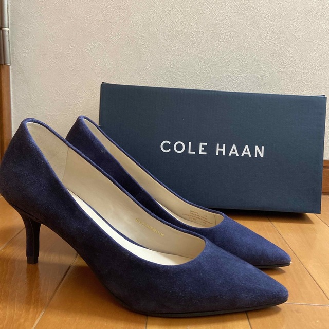 コールハーン パンプス ピンヒール ネイビー 紺 COLEHAAN - ハイヒール