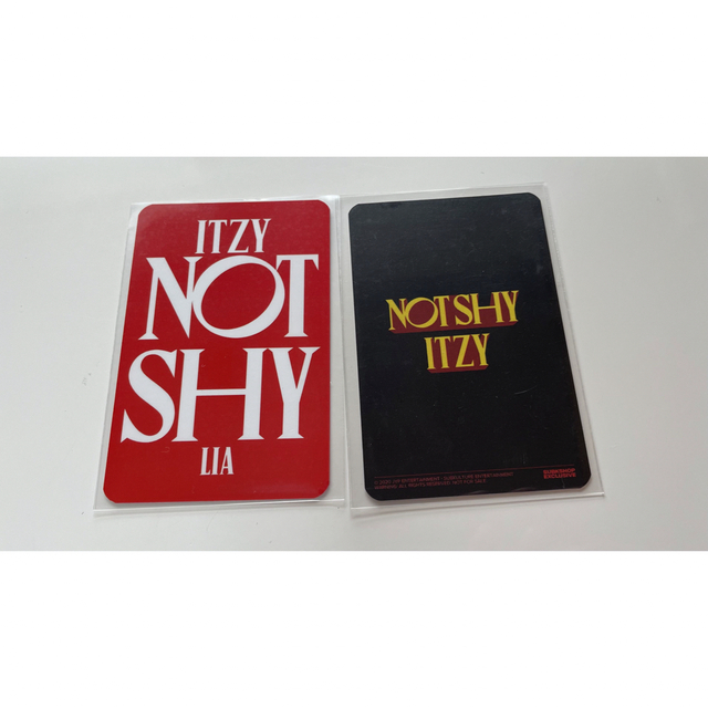 ITZY(イッチ)のitzy Notshy リア 特典トレカセット エンタメ/ホビーのCD(K-POP/アジア)の商品写真