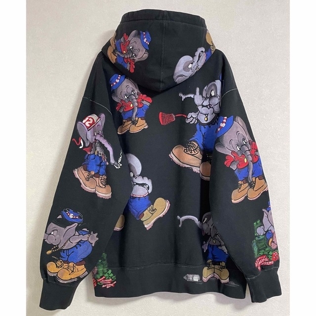 シュプリーム　L パーカー　Elephant Hooded Sweatshirt