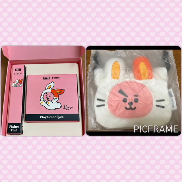 BT21  エチュードハウスCOOKY on Top メイクアップセット