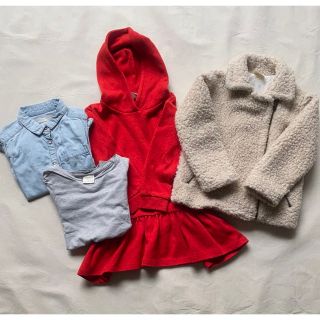 ザラキッズ(ZARA KIDS)のZARA キッズ　110 セット　ジャケット　トップス　まとめ売り(Tシャツ/カットソー)