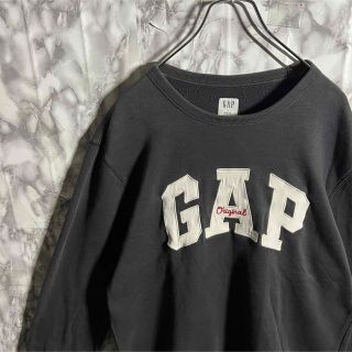 ギャップ(GAP)の【レア】ギャップ　ビッグ刺繍ロゴ ゆるだぼ ビッグシルエット スウェット(スウェット)