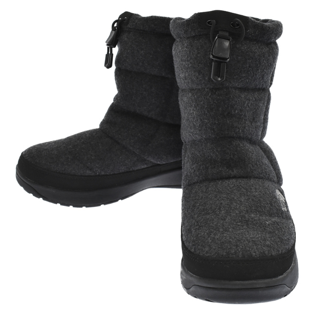 THE NORTH FACE ザノースフェイス W NUPTSE BOOTIE WP VIII ヌプシブーティ ウォータープルーフ サーモライトウィンターブーツ グレー レディース US8/25cm NFW51978