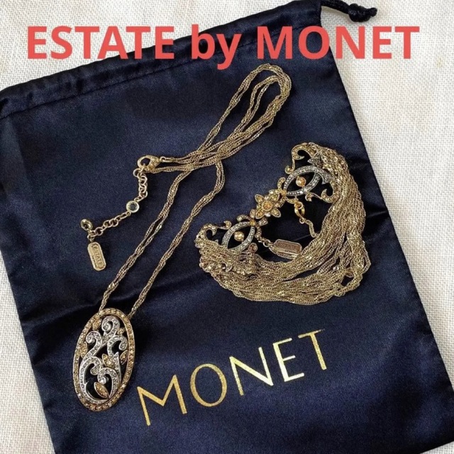 未使用　ESTATE by MONET ネックレス＆ブレスレット　デミパリュール