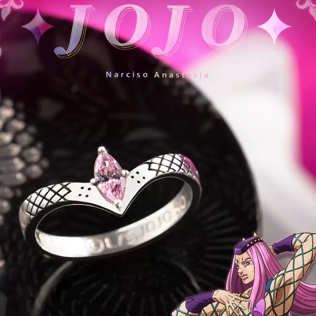 ジョジョの奇妙な冒険　JOJO  第6部　アナスイ　指輪　リングレディース