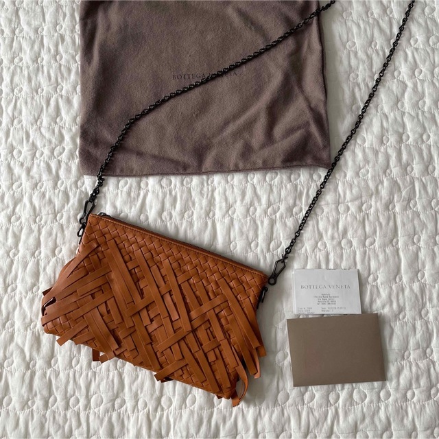 BOTTEGA VENETA フリンジチェーンウォレット/クラッチバッグ