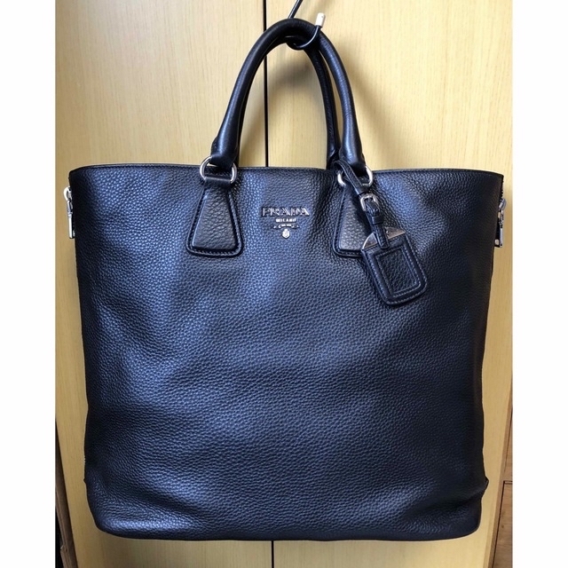 おしゃれ】 PRADA - PRADA プラダ レザー トート・ショルダーバッグ