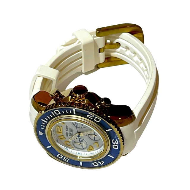 Angel Clover(エンジェルクローバー)の☆エンジェルクローバー シークルーズ メンズ腕時計 SC47YBU-WH☆ メンズの時計(腕時計(アナログ))の商品写真