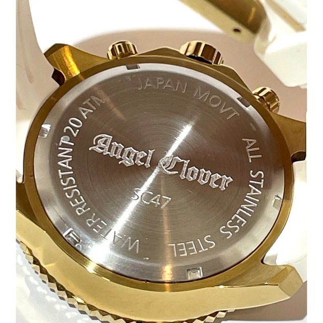 Angel Clover(エンジェルクローバー)の☆エンジェルクローバー シークルーズ メンズ腕時計 SC47YBU-WH☆ メンズの時計(腕時計(アナログ))の商品写真