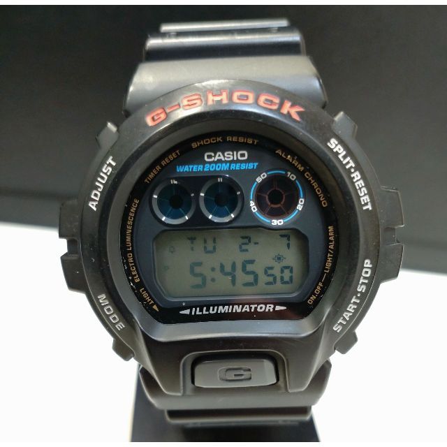 G-SHOCK(ジーショック)の5062a G-SHOCK DW-6900 ブラック メンズ 時計 デジタル メンズの時計(腕時計(デジタル))の商品写真