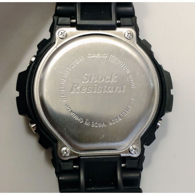 G-SHOCK(ジーショック)の5062a G-SHOCK DW-6900 ブラック メンズ 時計 デジタル メンズの時計(腕時計(デジタル))の商品写真