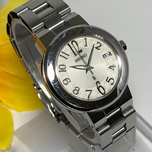 SEIKO(セイコー)の378 SEIKO LUKIA レディース 時計 電池交換済 クオーツ デイト レディースのファッション小物(腕時計)の商品写真