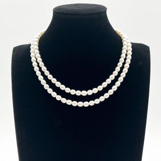 ミキモト(MIKIMOTO)の【80㎝ ロング】ペルリータ ミキモト　ネックレス　ペンダント　パール　真珠(ネックレス)