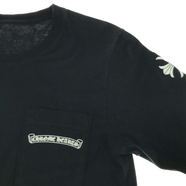 Chrome Hearts(クロムハーツ)のCHROME HEARTS クロムハーツ CHプラスプリント長袖Tシャツ カットソー ブラック S メンズのトップス(Tシャツ/カットソー(七分/長袖))の商品写真