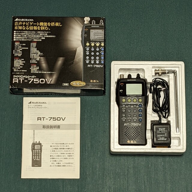 MARUHAMA RT-750V ワイドバンドプレイヤー 0.1~1300MHZ MARUHAMA RT-750V ワイドバンドプレイヤー 0.1~1300MHZ