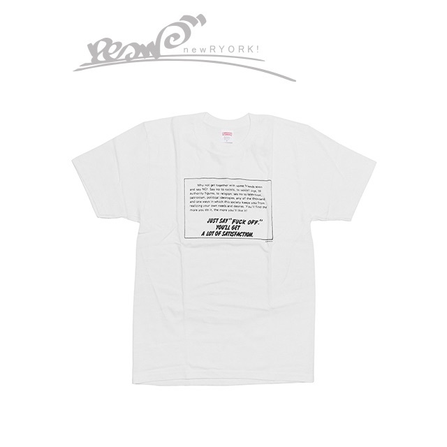 SupremeシュプリームジャストセイノーTシャツ se827