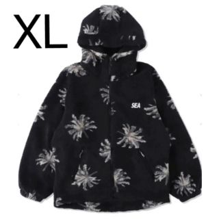 ウィンダンシー(WIND AND SEA)のWIND AND SEA PALM TREE FLEECE BLACK  XL(ブルゾン)