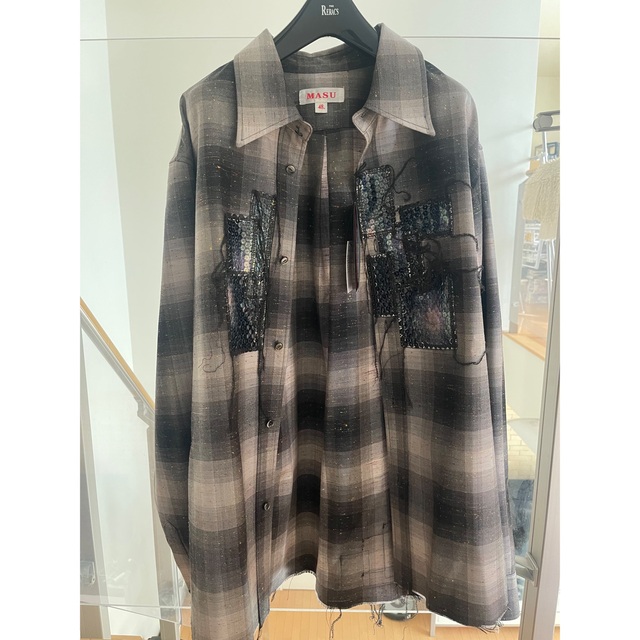 MASU 22aw RAINBOW DUST SHIRT(BLACK)サイズ48 www.stieparapi.ac.id