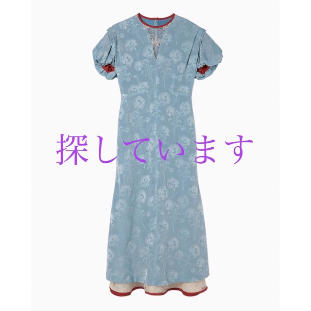 mamekurogouchi  Carnation willow dress