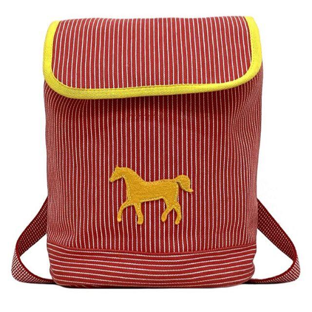 国内発送】 - Hermes エルメス 美品 ストライプ レッド リュック