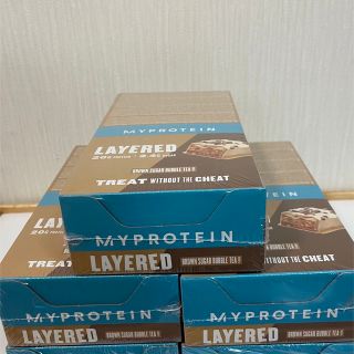 マイプロテイン(MYPROTEIN)の【3箱セット】マイプロテイン　レイヤードバー　黒糖 (ダイエット食品)