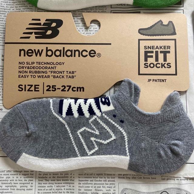 New Balance(ニューバランス)の新品★メンズ25㎝〜27㎝★ニューバランス★スニーカータイプ靴下★4足6タイプ メンズのレッグウェア(ソックス)の商品写真