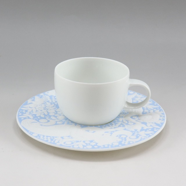 【Rosenthal】ローゼンタール 魔笛 ブルー デミタスカップ＆ソーサー×2 ポーセリン _ 食器