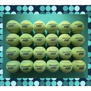 ダンロップ(DUNLOP)の硬式テニスボール　練習用　２４球　DUNLOP HD(スポーツ)