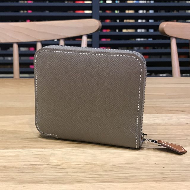 Hermes - 新品同様 エルメス アザップ シルクイン コンパクト エプソン エトゥープ D刻