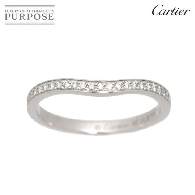 Cartier - カルティエ Cartier バレリーナ #50 リング ハーフダイヤ Pt プラチナ 指輪 VLP 90162772