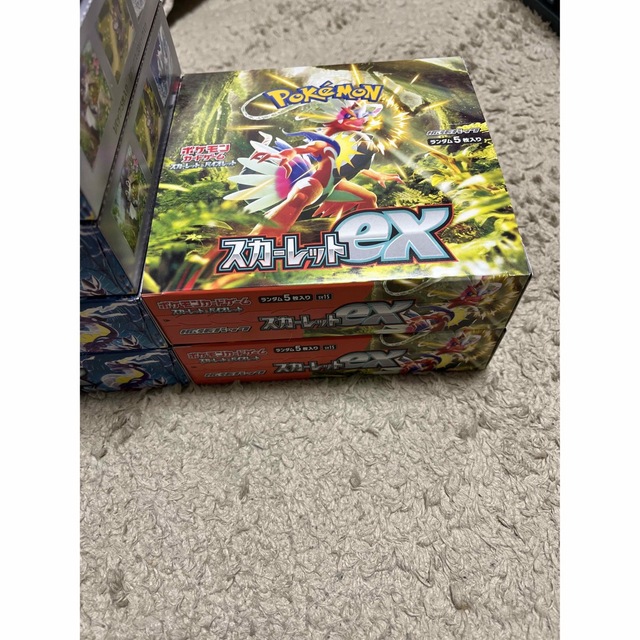 ポケモンカード　スカーレットex　バイオレットex　各3box シュリンクなし