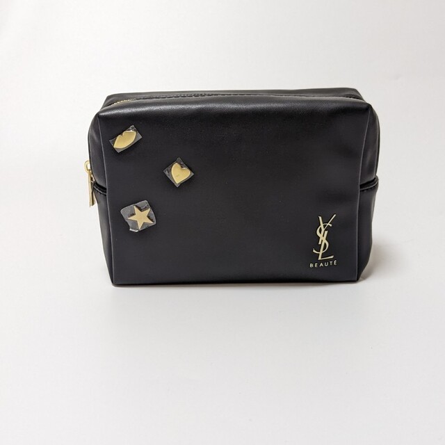 Yves Saint Laurent(イヴサンローラン)の新品 イヴサンローラン スクエア ノベルティ ポーチ ブラック レディースのファッション小物(ポーチ)の商品写真