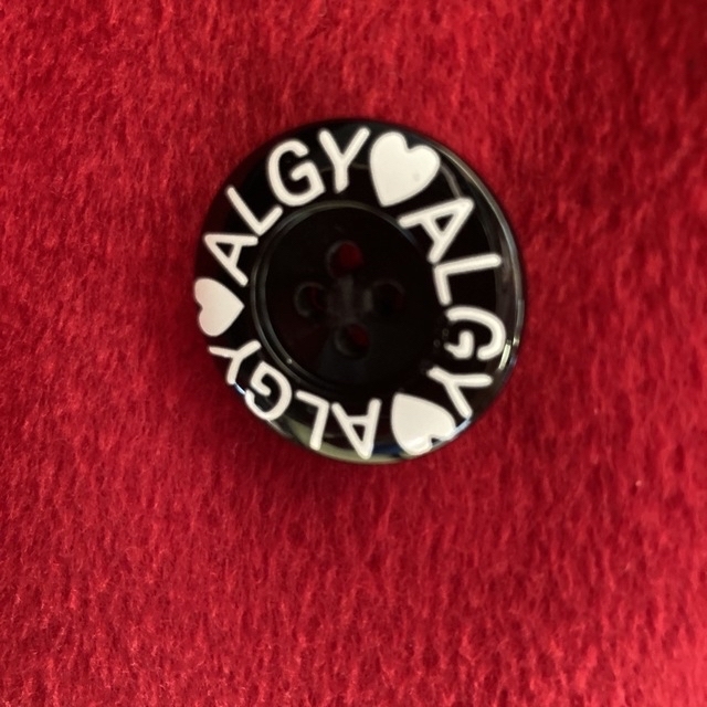 ALGY(アルジー)のALGY  コート140 （予備ボタン一つ付き） キッズ/ベビー/マタニティのキッズ服女の子用(90cm~)(コート)の商品写真