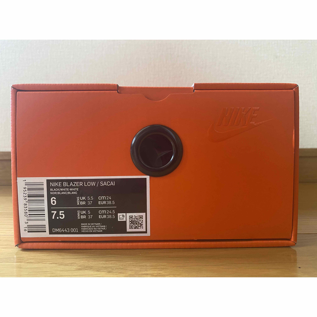 NIKE(ナイキ)のsacai × Nike Blazer Low US6 24cm メンズの靴/シューズ(スニーカー)の商品写真