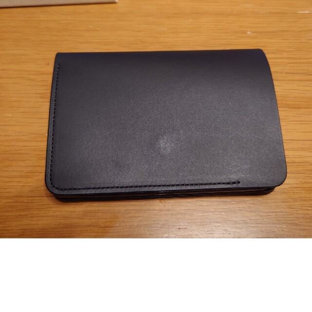 メンズforme short wallet babycalf black 新品未使用