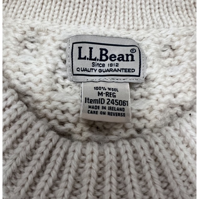 L.L.Bean - エルエルビーン アランニット ナチュラルの通販 by nao's