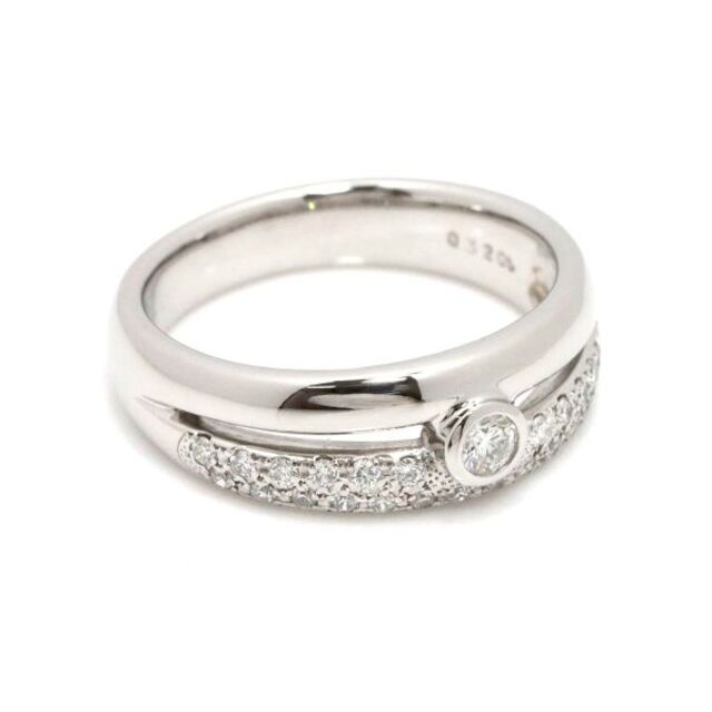 ミキモト MIKIMOTO 15号 リング ダイヤ 0.32ct Pt プラチナ 指輪 VLP 90176861
