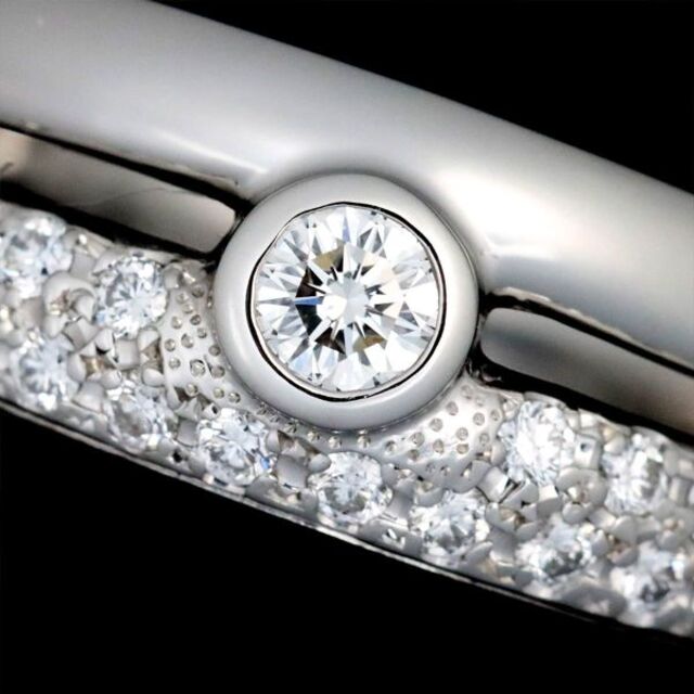 ミキモト MIKIMOTO 15号 リング ダイヤ 0.32ct Pt プラチナ 指輪 VLP 90176861